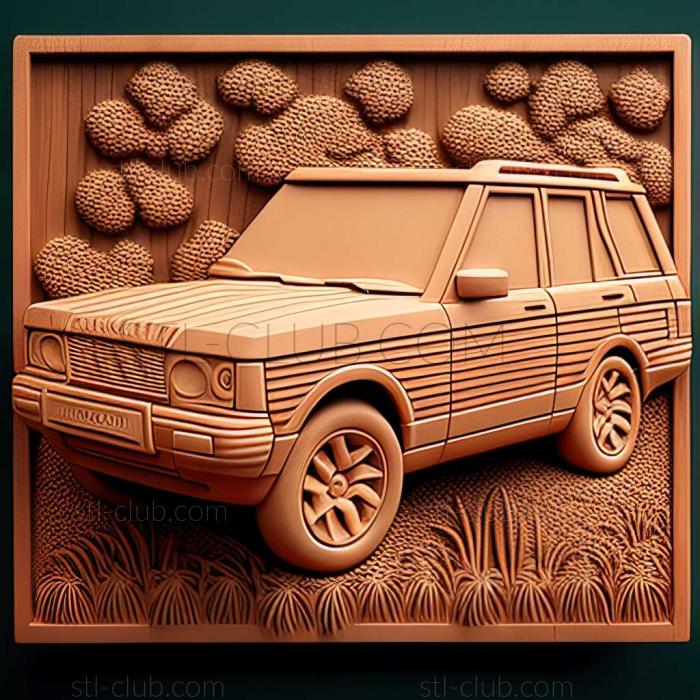 3D модель Range Rover p38 (STL)